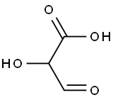 formylhydroxylacetic acid Struktur