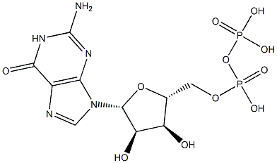 guanosine diphosphate Struktur