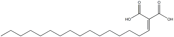 heptadecenedicarboxylic acid Struktur