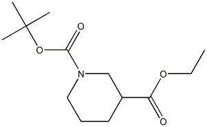 Ethyl 1-Boc-Piperidine-3-Carboxylate Struktur