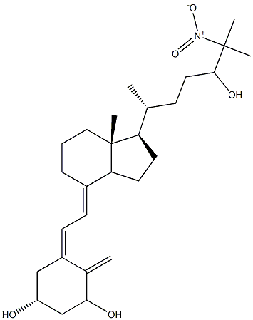 1,24-dihydroxy-25-nitrovitamin D3 Struktur