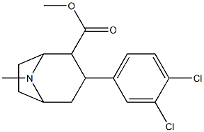 3-(3',4'-dichlorophenyl)tropane-2-carboxylic acid methyl ester Struktur