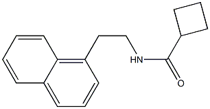 N-(2-(1-naphthyl)ethyl)cyclobutylcarboxamide Struktur