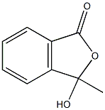 3-hydroxy-3-methyl-1(3H)-isobenzofuranone Struktur