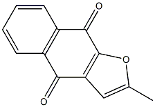 2-methylnaphtho(2,3-b)furan-4,9-dione Struktur