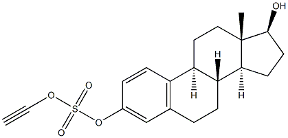 ethinyl estradiol sulfonate Struktur