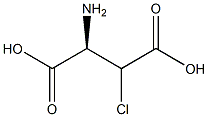 3-chloroaspartic acid Struktur