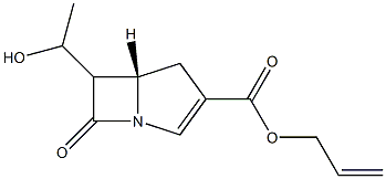 allyl 6-(1'-hydroxyethyl)penem-3-carboxylate Struktur