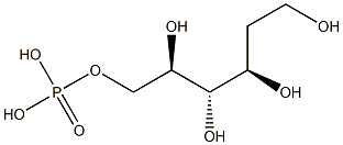 2-deoxyglucitol 6-phosphate Struktur