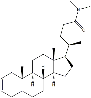 cholenic acid dimethylamide Struktur