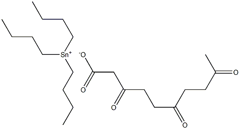 tri-n-butyltin 3,6,9-trioxodecanoate Struktur