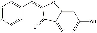 6-hydroxy-2-(phenylmethylene)-3(2H)-benzofuranone Struktur