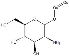 diosgenyl 2-amino-2-deoxy-glucopyranoside Struktur