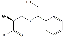 S-(1-phenyl-2-hydroxyethyl)cysteine Struktur