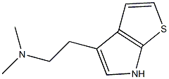 4-(2-(N,N-dimethylamino)ethyl)-6H-thieno(2,3-b)pyrrole Struktur