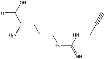 N(omega)-propargylarginine Struktur