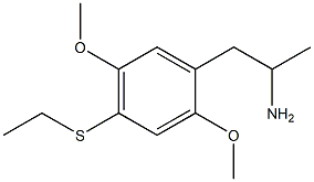 1-(2,5-dimethoxy-4-ethylthiophenyl)-2-aminopropane Struktur