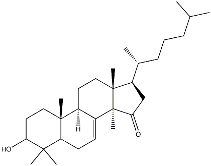 3-hydroxylanost-7-en-15-one Struktur