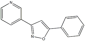 3-(3-pyridyl)-5-phenylisoxazole Struktur