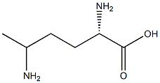 delta-methylornithine Struktur