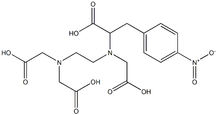 4-nitrobenzyl-EDTA Struktur