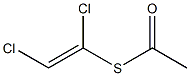 S-(1,2-dichlorovinyl)thioacetate Struktur