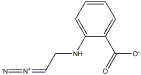 diazoethylanthranilate Struktur