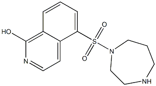 1-(1-hydroxy-5-isoquinolinesulfonyl)homopiperazine Struktur