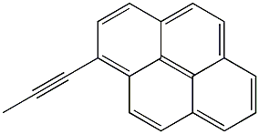 1-(1-propynyl)pyrene Struktur