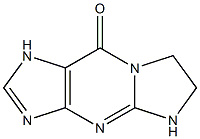 5,6,7,9-tetrahydro-9-oxoimidazo(1,2-a)purine Struktur