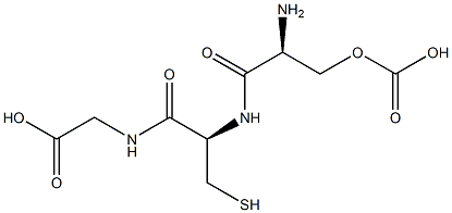 gamma-oxaglutamyl-cysteinyl-glycine Struktur