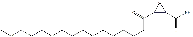 2,3-epoxy-4-oxononadecanamide Struktur