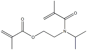 N-isopropyl, N-methacryloxyethyl methacrylamide Struktur