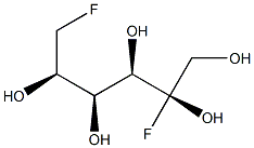 5-fluoro-gulosyl fluoride Struktur