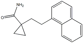 N-(2-naphth-1-yl-ethyl)cyclopropyl carboxamide Struktur