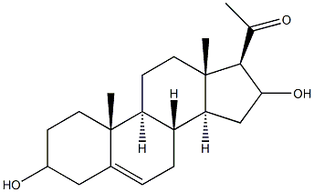 16-hydroxypregnenolone Struktur