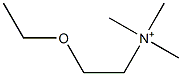 ETHYLCHOLINEETHER Struktur