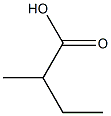 (+-)-ALPHA-METHYL-N-BUTYRICACID Struktur