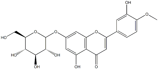 HESPERETIN7-GLUCOSIDE Struktur