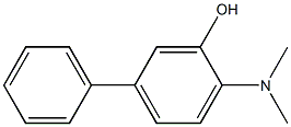 4-DIMETHYLAMINO-3-HYDROXYDIPHENYL Struktur