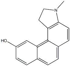 1,2-DIHYDRO-3-METHYL-NAPHTH(1,2-E)INDOL-10-OL Struktur