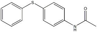 4-ACETAMIDO-DIPHENYLTHIOETHER Struktur