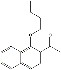 ACETYLBUTOXYNAPHTHALENE Struktur