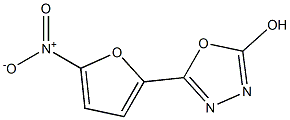 5-(5-NITRO-2-FURYL)-1,3,4-OXADIAZOL-2-OL Struktur