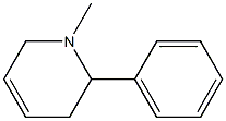 (RS)-1-METHYL-2-PHENYL-1,2,3,6-TETRAHYDROPYRIDINE Struktur