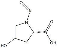 4-HYDROXYNITROSOPROLINE Struktur