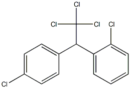 ORTHO,PARA'-DICHLORODIPHENYLTRICHLOROETHANE Struktur