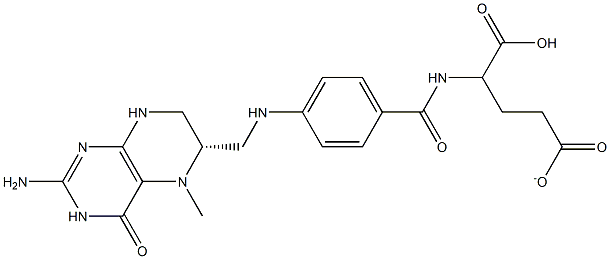 [6S]-5-METHYLTETRAHYDROFOLATE Struktur