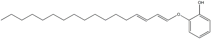 3-HEPTADECADIENYLCATECHOL Struktur