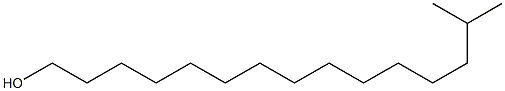 14-METHYL-1-PENTADECANOL Struktur